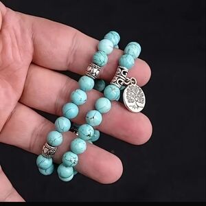 Natural Stone Tree Of Life Bracelet